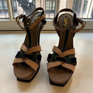 RARE YSL Open Toe Pumps - Early 2000s Vintage